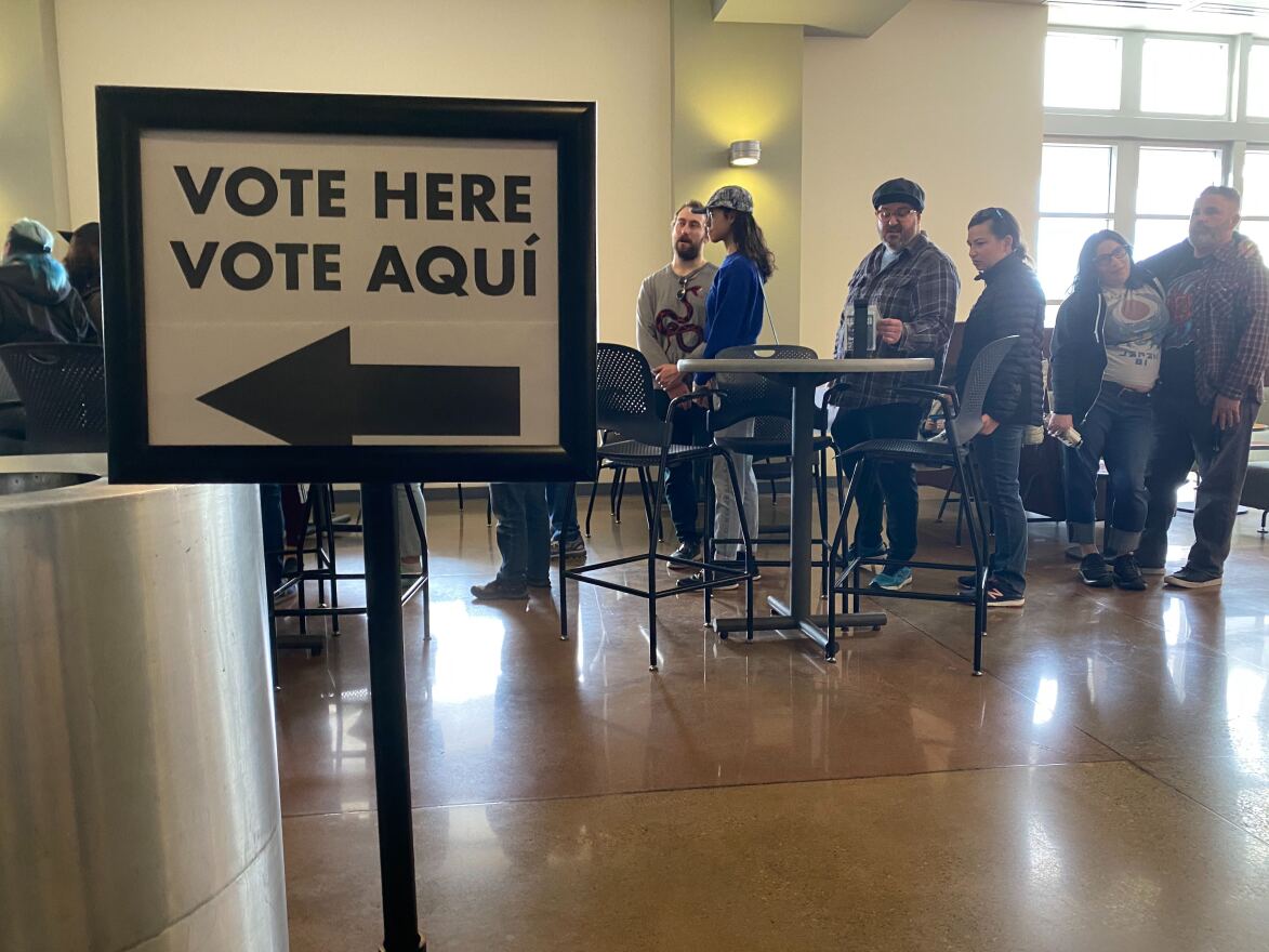 Voters lined up over the weekend at the University of Nevada, Reno, and several other locations across the state, to cast their early ballots during Nevada's caucuses.